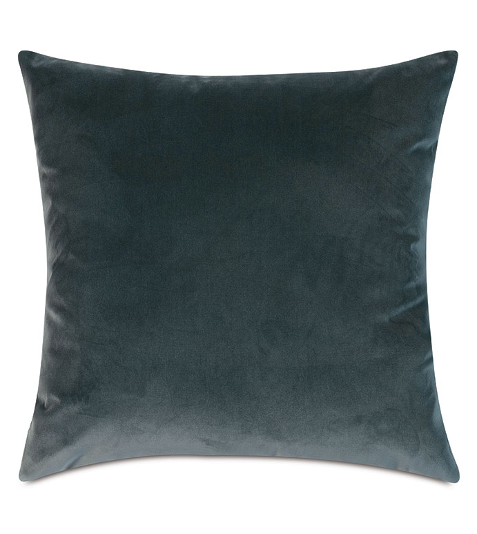 Velvet 22X22 PLUSH OCEAN DECORATIVE PILLOW