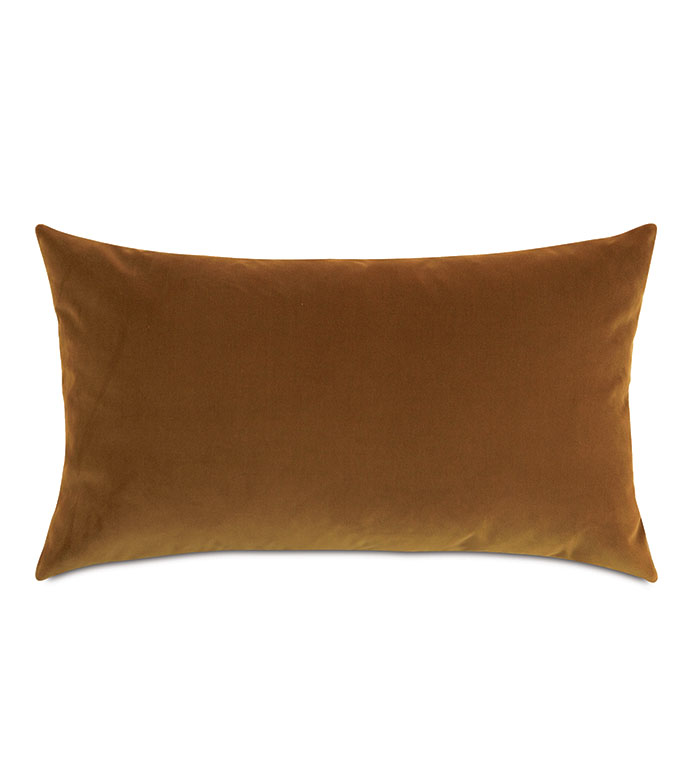Velvet 15X26 UMA VELVET DECORATIVE PILLOW IN GOLD