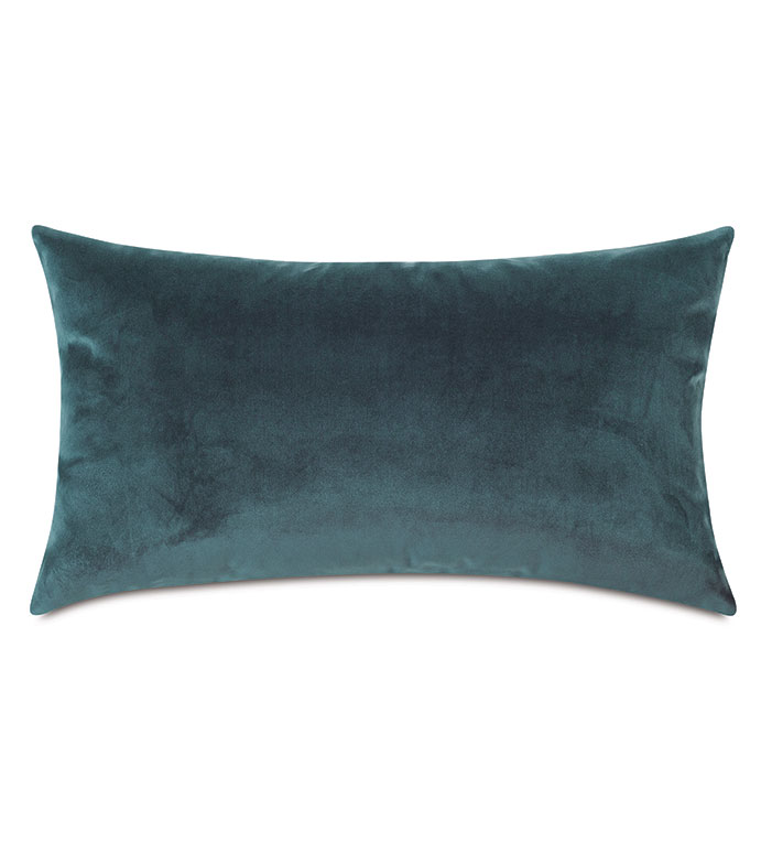 Velvet 15X26 UMA VELVET DECORATIVE PILLOW IN PACIFIC