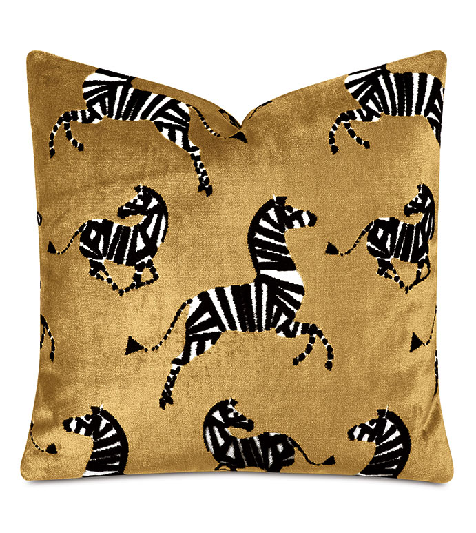  22X22 TENENBAUM DECORATIVE PILLOW IN HONEY