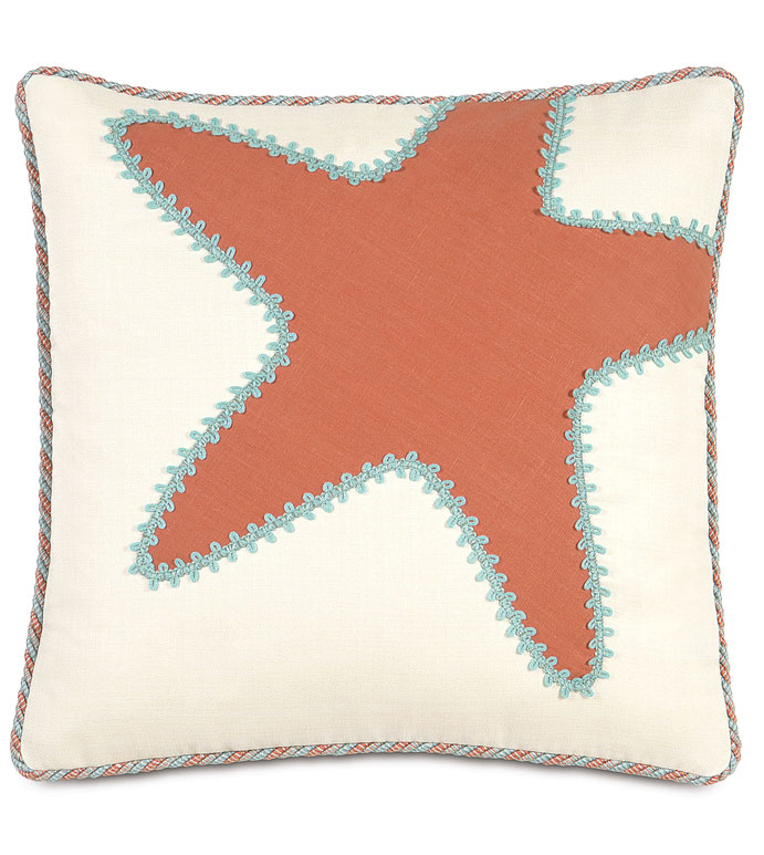  20X20 BREEZE TANGERINE STARFISH