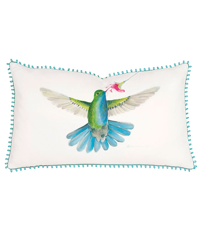  13X22 BLUE-CHESTED HUMMINGBIRD HP