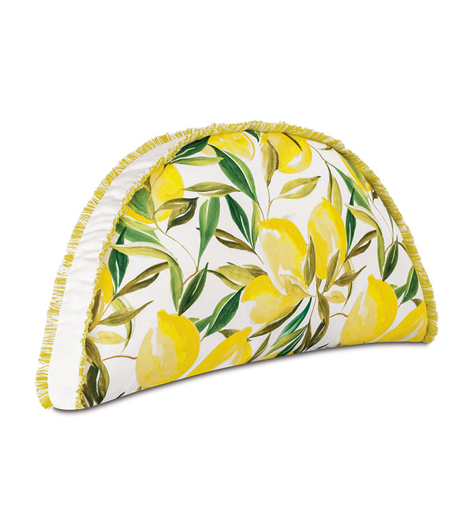  12X23X2 MEYER LEMON WEDGE DECORATIVE PILLOW