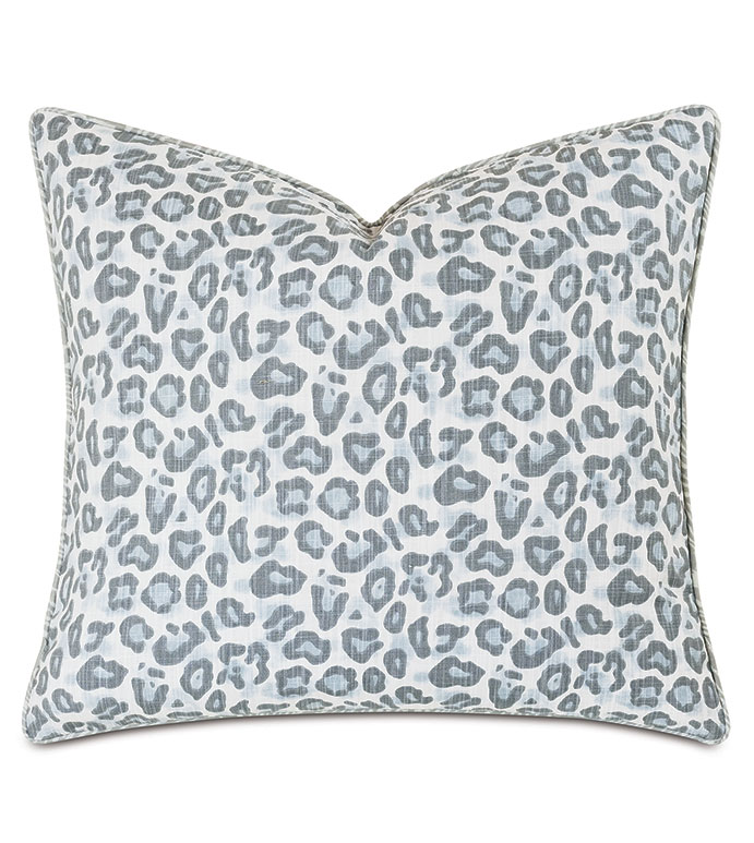 ˿ 22X22 LIESL LEOPARD PRINT DECORATIVE PILLOW