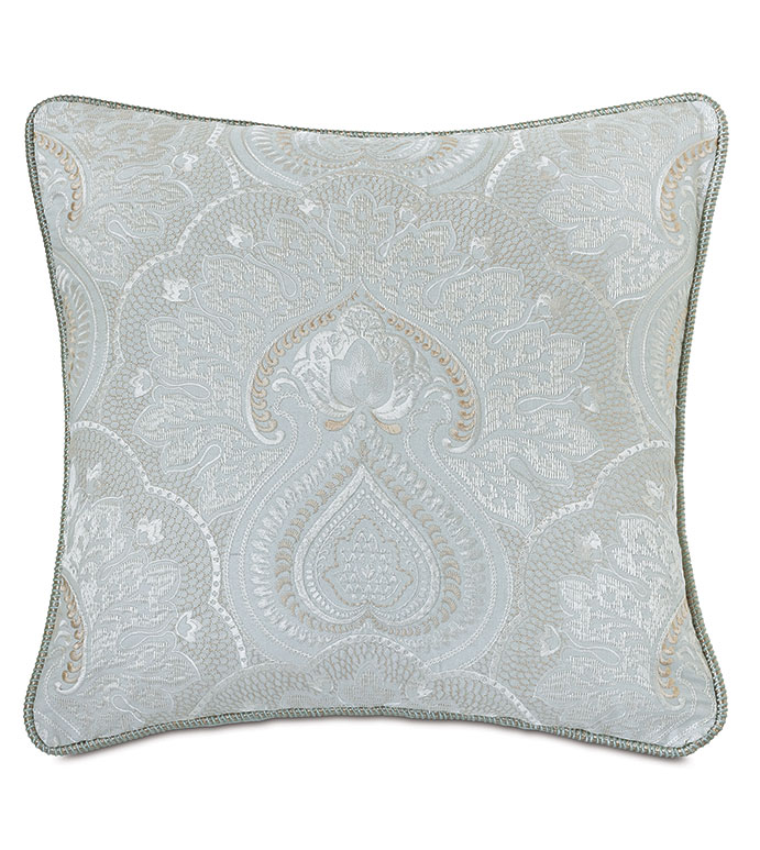  22X22 DANAE EMBROIDERED DECORATIVE PILLOW