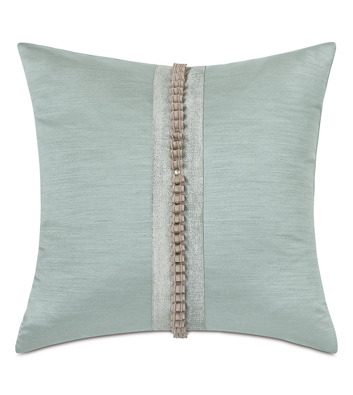  20X20 DANAE GIMP DETAIL DECORATIVE PILLOW