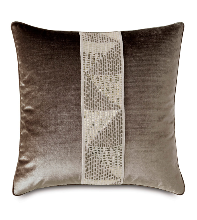 ̩ 20X20 TERYN SEQUINED DECORATIVE PILLOW