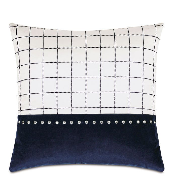  22X22 ELEKTRA COLORBLOCK DECORATIVE PILLOW