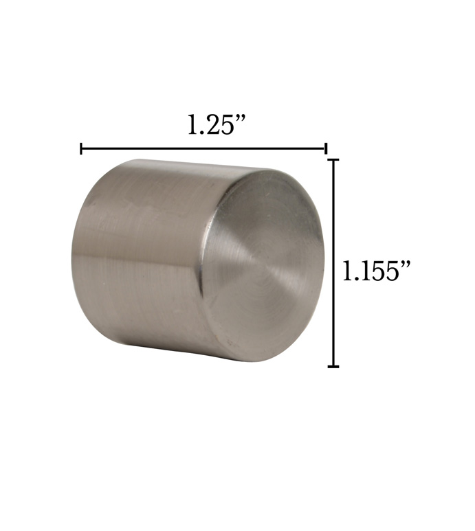 ƽ⡪ɫ 1.15X1.25 METALLO NICKEL FLUSH ENDCAP PAIR