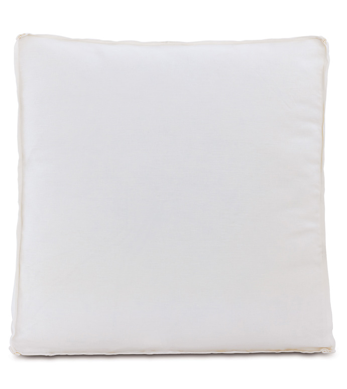 õ 27X27X3 LEONARA WHITE EURO SHAM