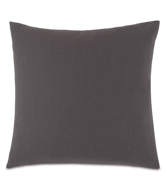 ˹֮ 27X27 BOZEMAN CHARCOAL EURO SHAM