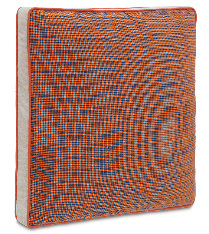 ά 27X27X3 FLECK TANGERINE EURO SHAM