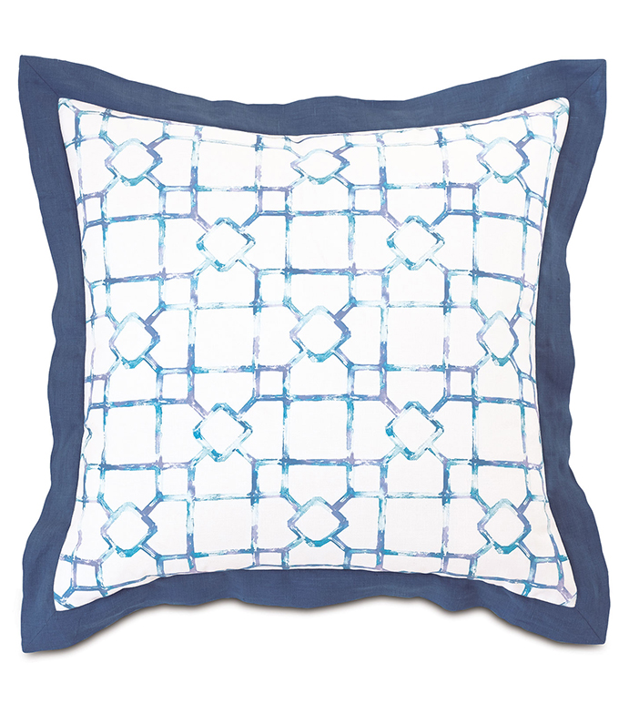  27X27 CASTAWAY LATTICE EURO SHAM