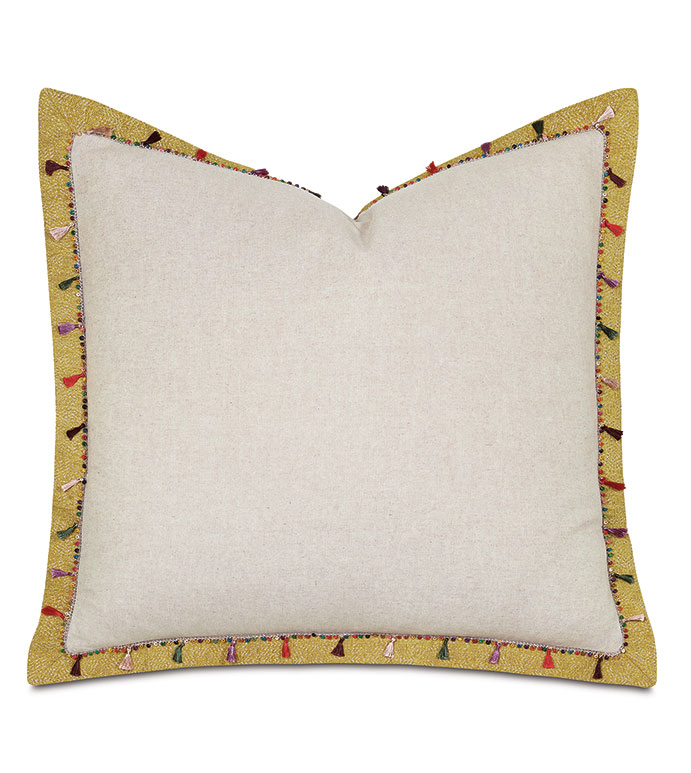 Ѷ³ 24X24 FAIRUZA MINI TASSEL DECORATIVE PILLOW