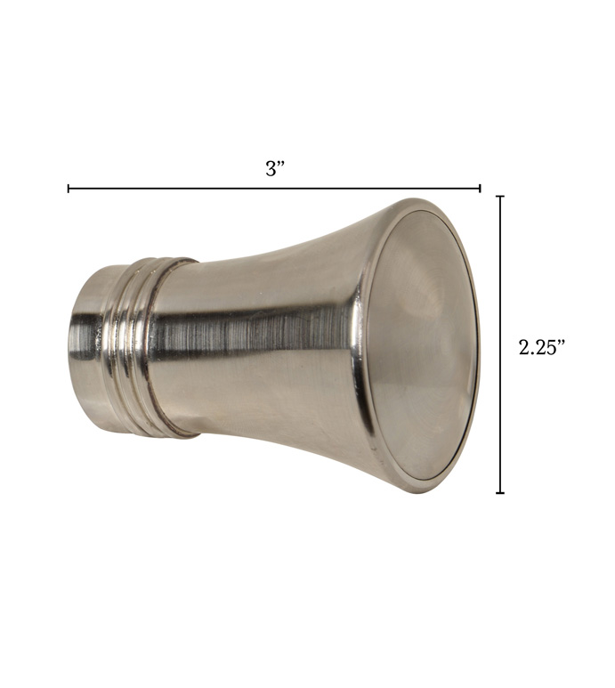 ȡͭɫ 3X2.25 METALLO NICKEL TRUMPET FINIAL PAIR