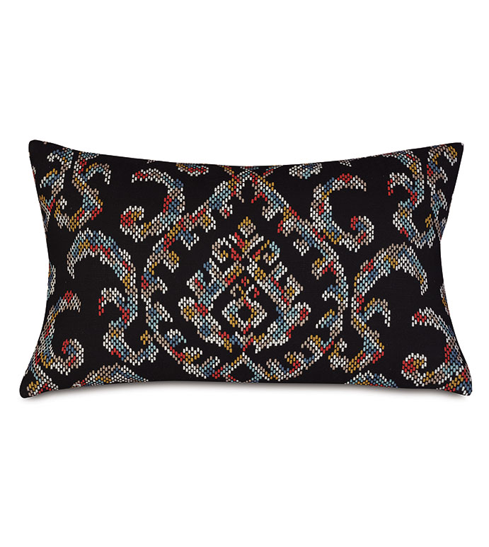  13X22 FREYA IKAT DECORATIVE PILLOW