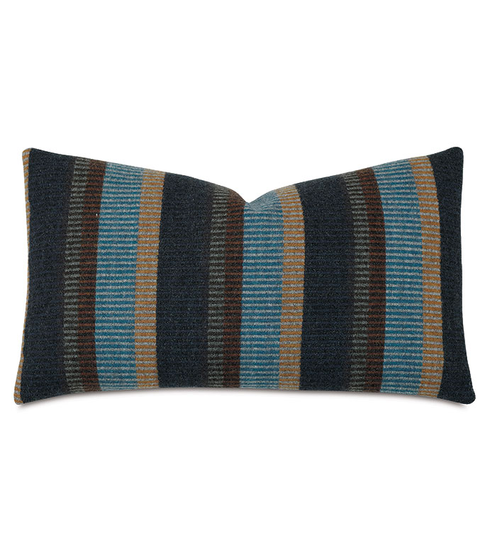 ϣ˹ 13X22 HIGGINS STRIPED DECORATIVE PILLOW