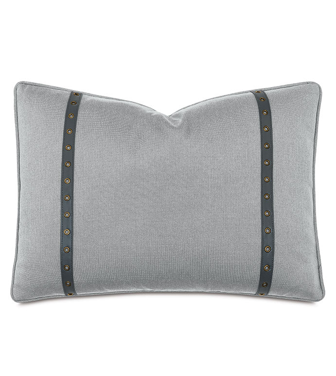 ϣ˹ 16X22 HIGGINS GROMMET TRIM DECORATIVE PILLOW