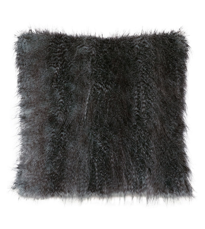 ӡ֧ 22X22 INDOCHINE FAUX FUR DECORATIVE PILLOW