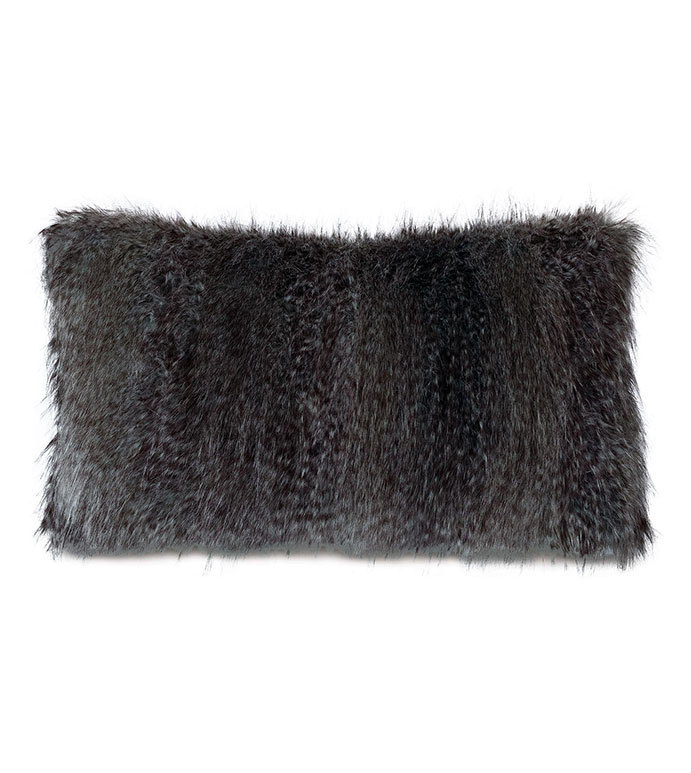 ӡ֧ 13X22 INDOCHINE FAUX FUR DECORATIVE PILLOW