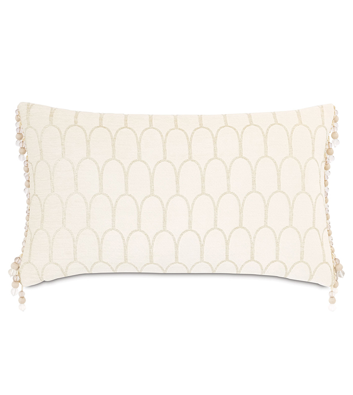  13X22 JOLENE SCALLOPED DECORATIVE PILLOW