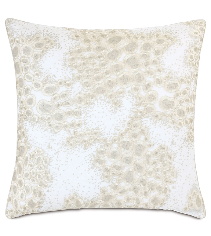  22X22 JOLENE METALLIC DECORATIVE PILLOW