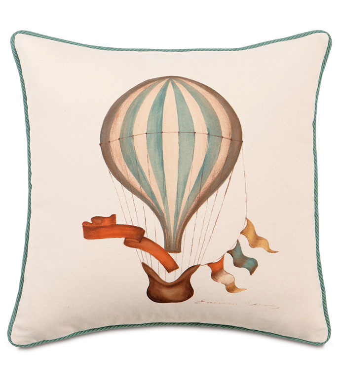  20X20 HAND-PAINTED BALLOON W/CORD