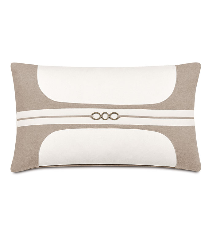  15X26 KELSO RIBBON DETAIL DECORATIVE PILLOW