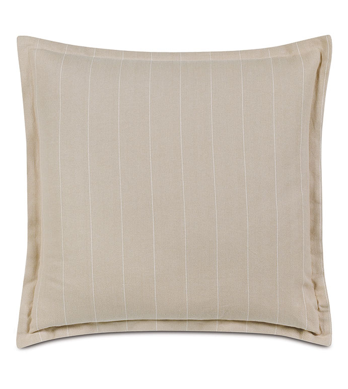  24X24 KELSO PINSTRIPE DECORATIVE PILLOW