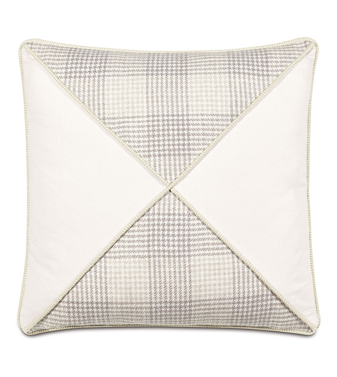 20X20 KELSO HOUNDSTOOTH DECORATIVE PILLOW