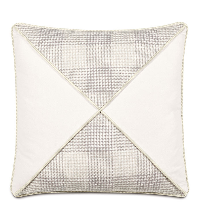  20X20 KELSO HOUNDSTOOTH DECORATIVE PILLOW