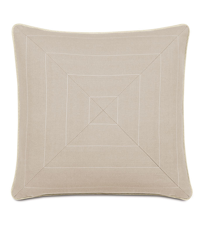  20X20 KELSO MITERED DECORATIVE PILLOW