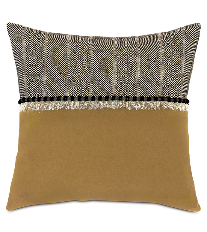  20X20 KIMAHRI COLORBLOCK DECORATIVE PILLOW