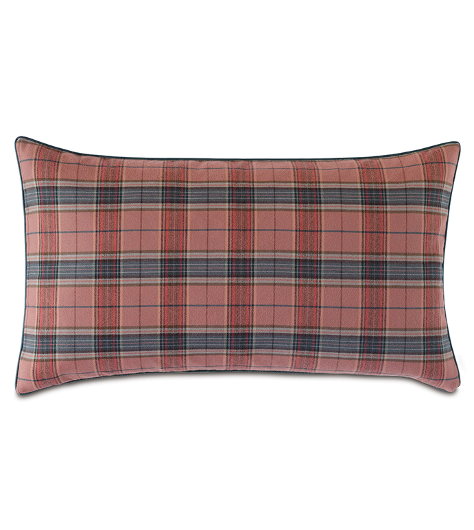  15X26 KILBOURN PLAID DECORATIVE PILLOW