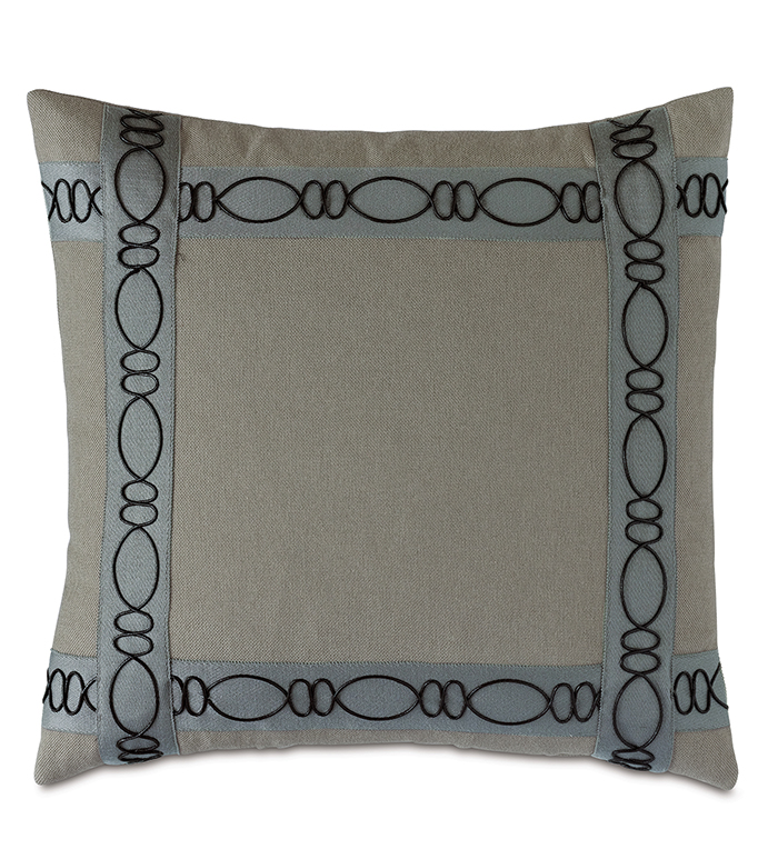  20X20 KILBOURN BORDER DECORATIVE PILLOW