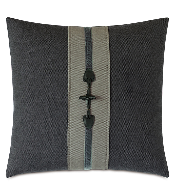  20X20 KILBOURN BUCKLE DECORATIVE PILLOW