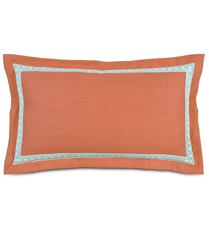  21X37 BREEZE TANGERINE KING SHAM