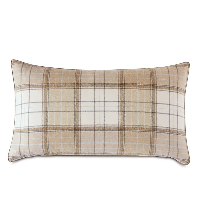 µ 21X37 ALDRICH PLAID KING SHAM