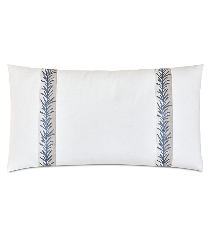  21X37 VIZCAYA EMBROIDERED KING SHAM