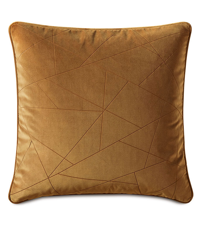  20X20 MEDARA LASERCUT VELVET DECORATIVE PILLOW