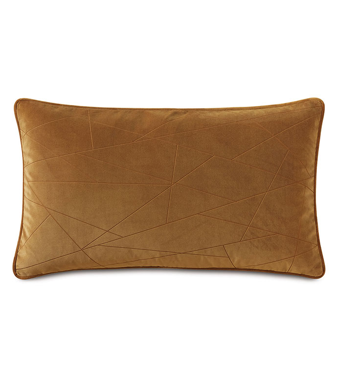  15X26 MEDARA LASERCUT VELVET DECORATIVE PILLOW