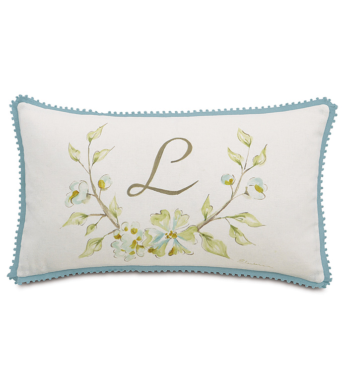  15X26 HAND-PAINTED MONOGRAM