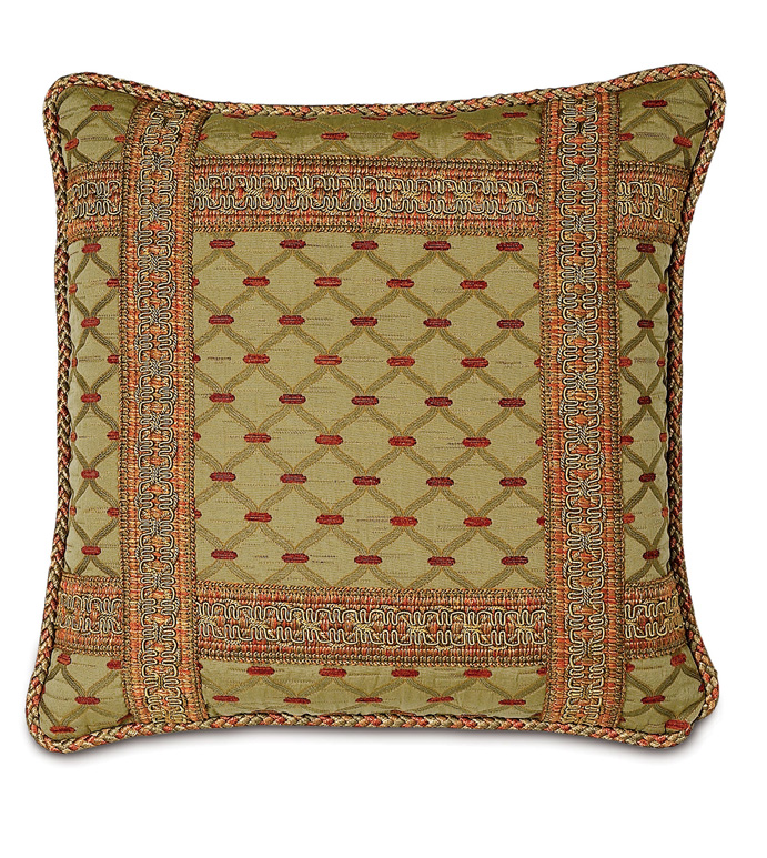 ������ 18X18 VERDELHO SAGE W/BORDER