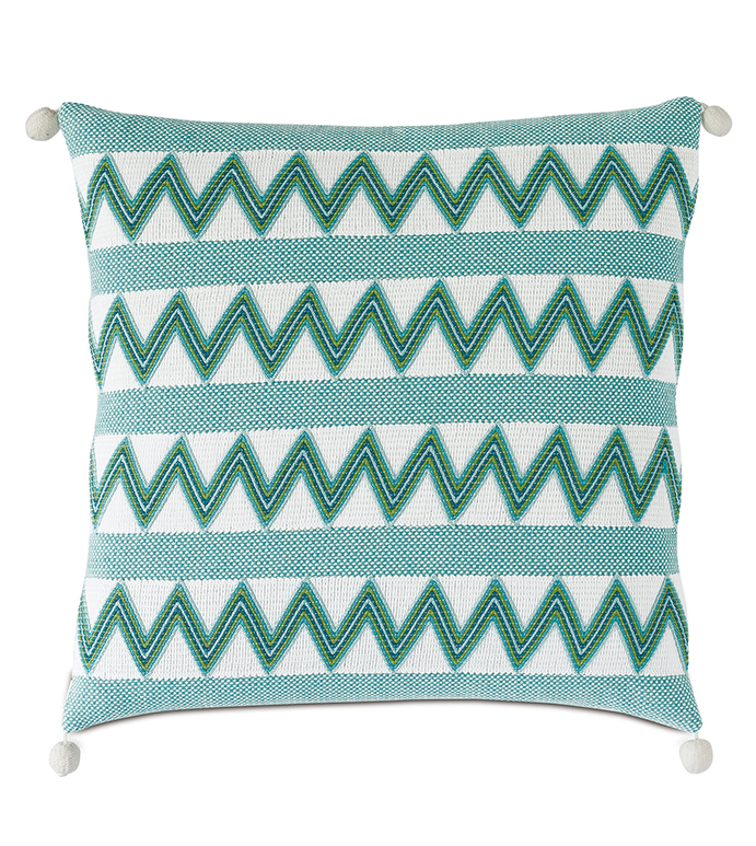  22X22 NAMALE CHEVRON DECORATIVE PILLOW