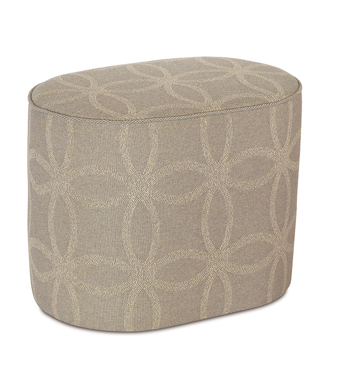 ϣ˹ 16X24X19 SILAS OVAL OTTOMAN