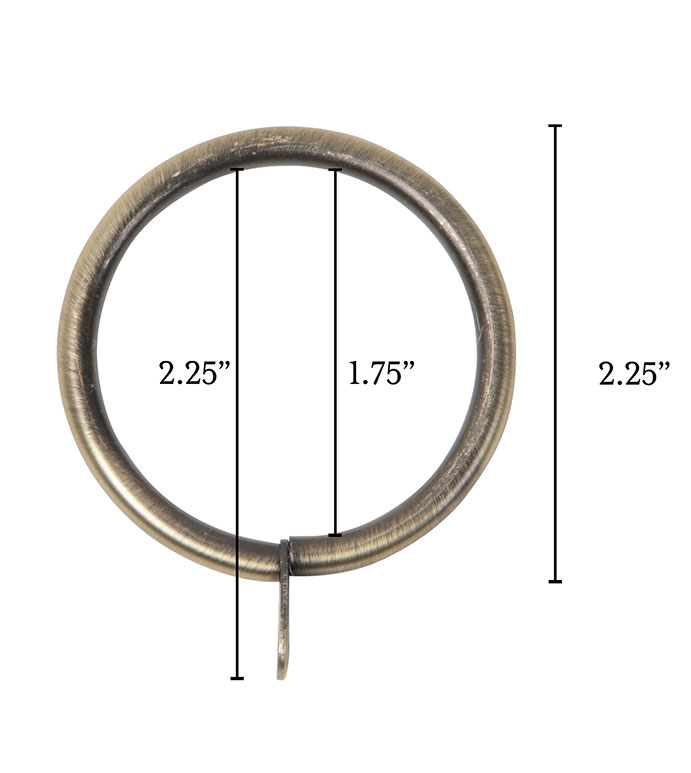 ƽ⡪ͭɫ 2.25X2.25 METALLO BRASS STANDARD RING SET(SET OF 7)