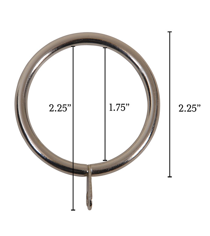 ˮɫ 2.25X2.25 METALLO NICKEL STANDARD RING
