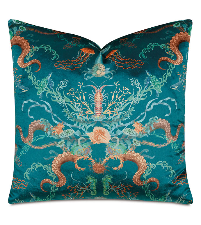  22X22 MALAMALA OCEAN DECORATIVE PILLOW