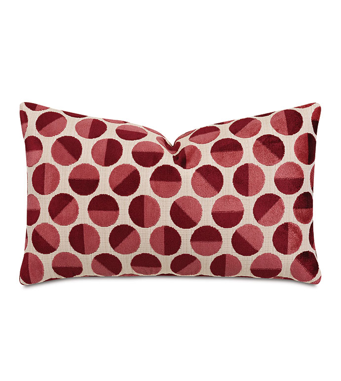  13X22 PIXIE DECORATIVE PILLOW IN SCARLET