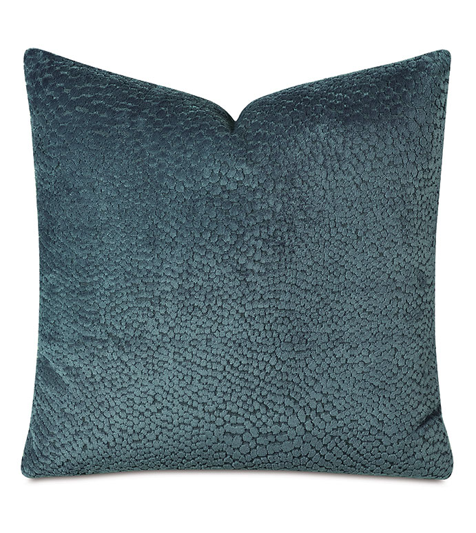  22X22 ROQUEFORT DECORATIVE PILLOW IN LAGOON